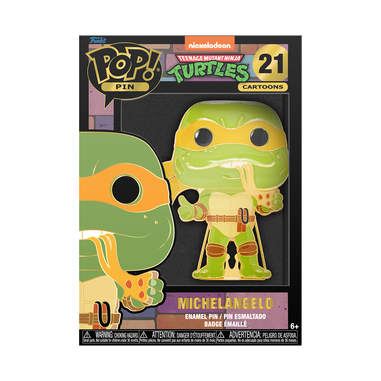 Michelangelo Teenage Mutant Ninja Turtles Funko Pop! Pin