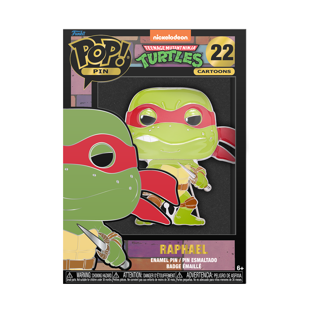 Raphael Teenage Mutant Ninja Turtles Funko Pop! Pin