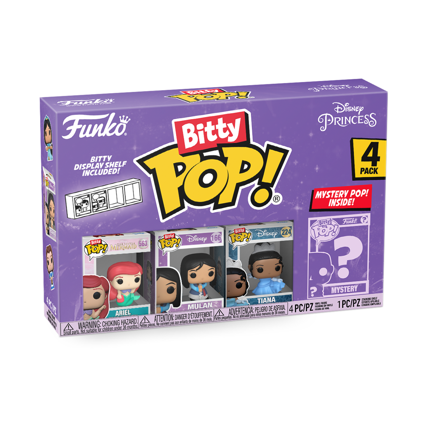 Disney Princess Funko Bitty Pop! 4 Pack