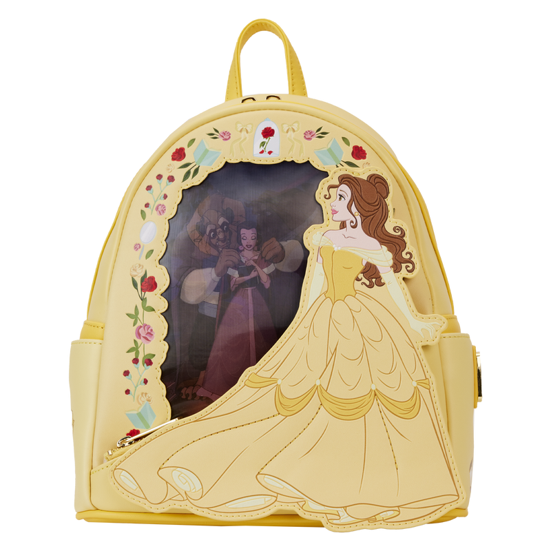 Loungefly x Disney Beauty and the Beast Princess Series Lenticular Mini Backpack