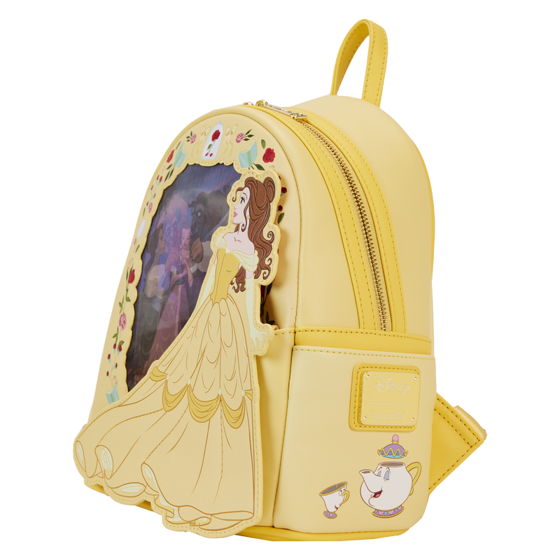 Loungefly x Disney Beauty and the Beast Princess Series Lenticular Mini Backpack