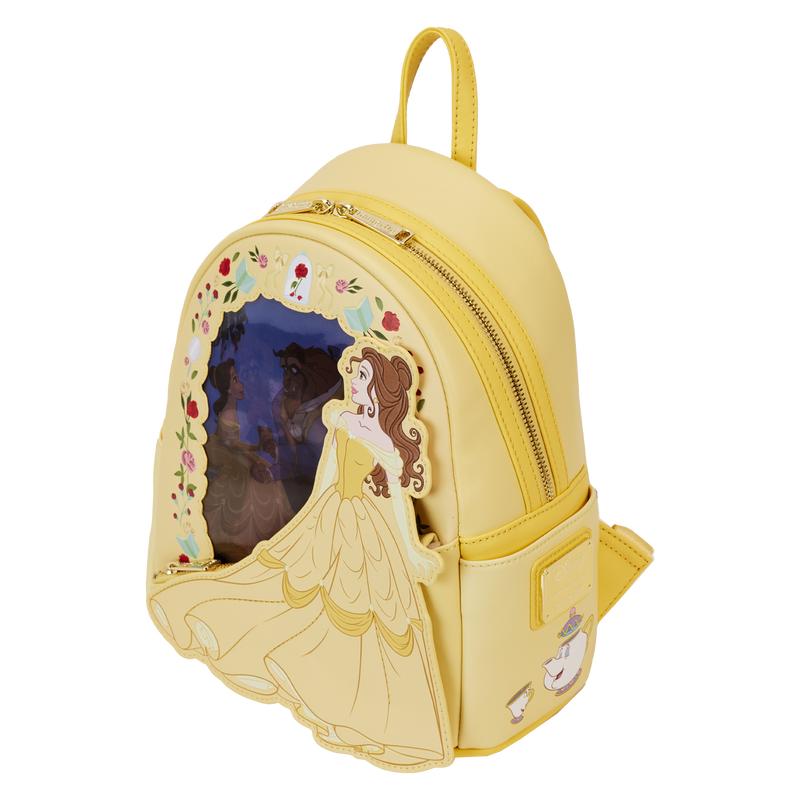 Loungefly x Disney Beauty and the Beast Princess Series Lenticular Mini Backpack