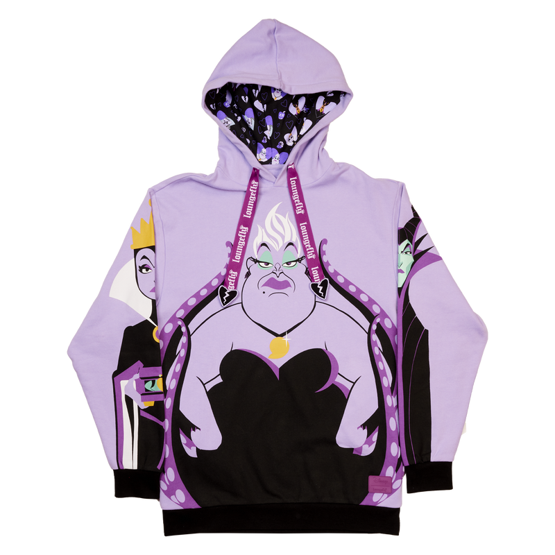 Loungefly x Disney Villains Curse Your Hearts Unisex Hoodie