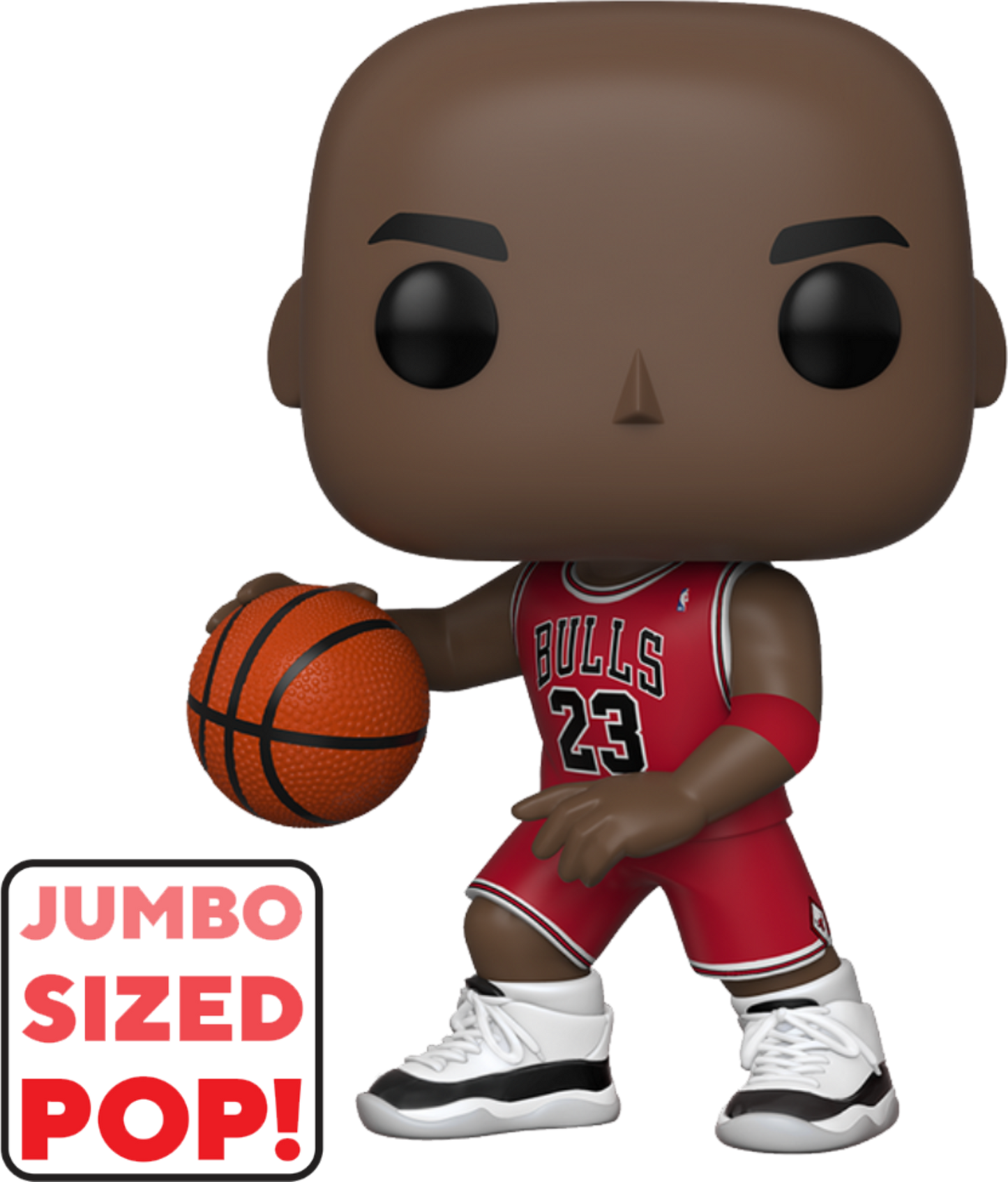 Michael Jordan (Red Jersey) NBA Chicago Bulls Funko Jumbo  10″Pop!