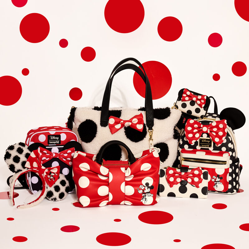 Loungefly x Disney Minnie Mouse Rocks the Dots Classic Flap Purse