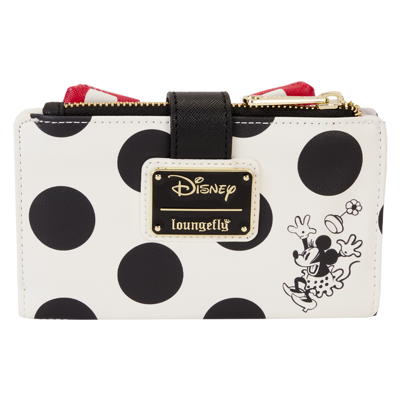 Loungefly x Disney Minnie Mouse Rocks the Dots Classic Flap Purse