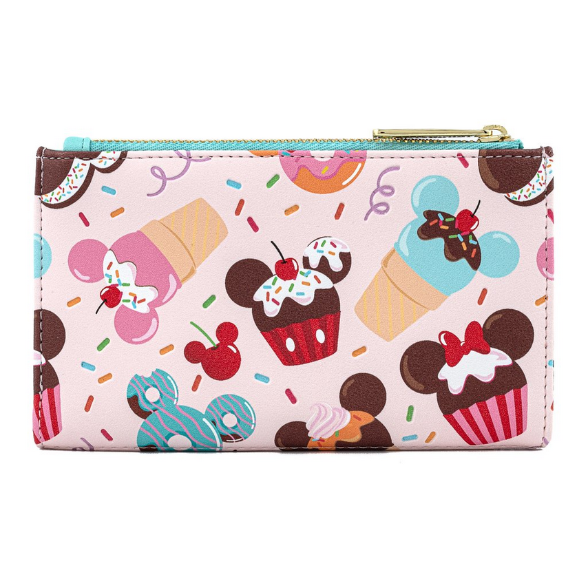 Loungefly x Disney Mickey and Minnie Mouse Sweets Flap Purse