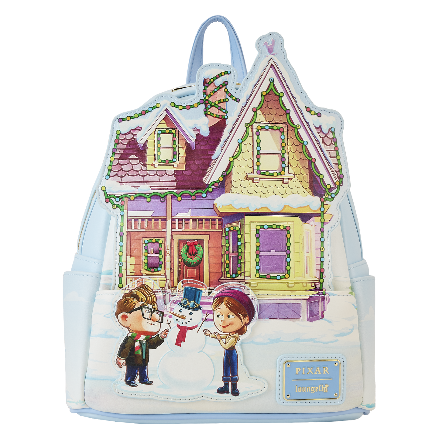 Loungefly x Disney Pixar UP House Christmas Lights Mini Backpack