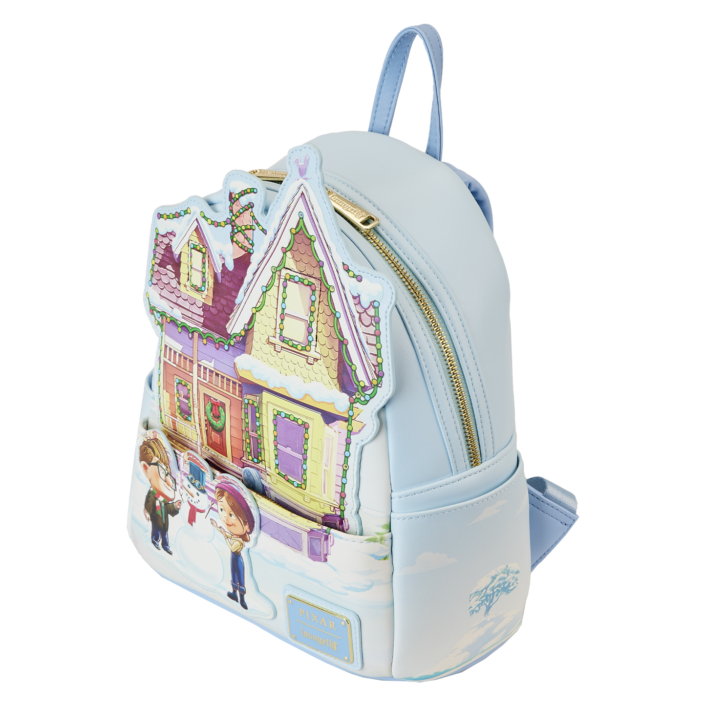 Loungefly x Disney Pixar UP House Christmas Lights Mini Backpack