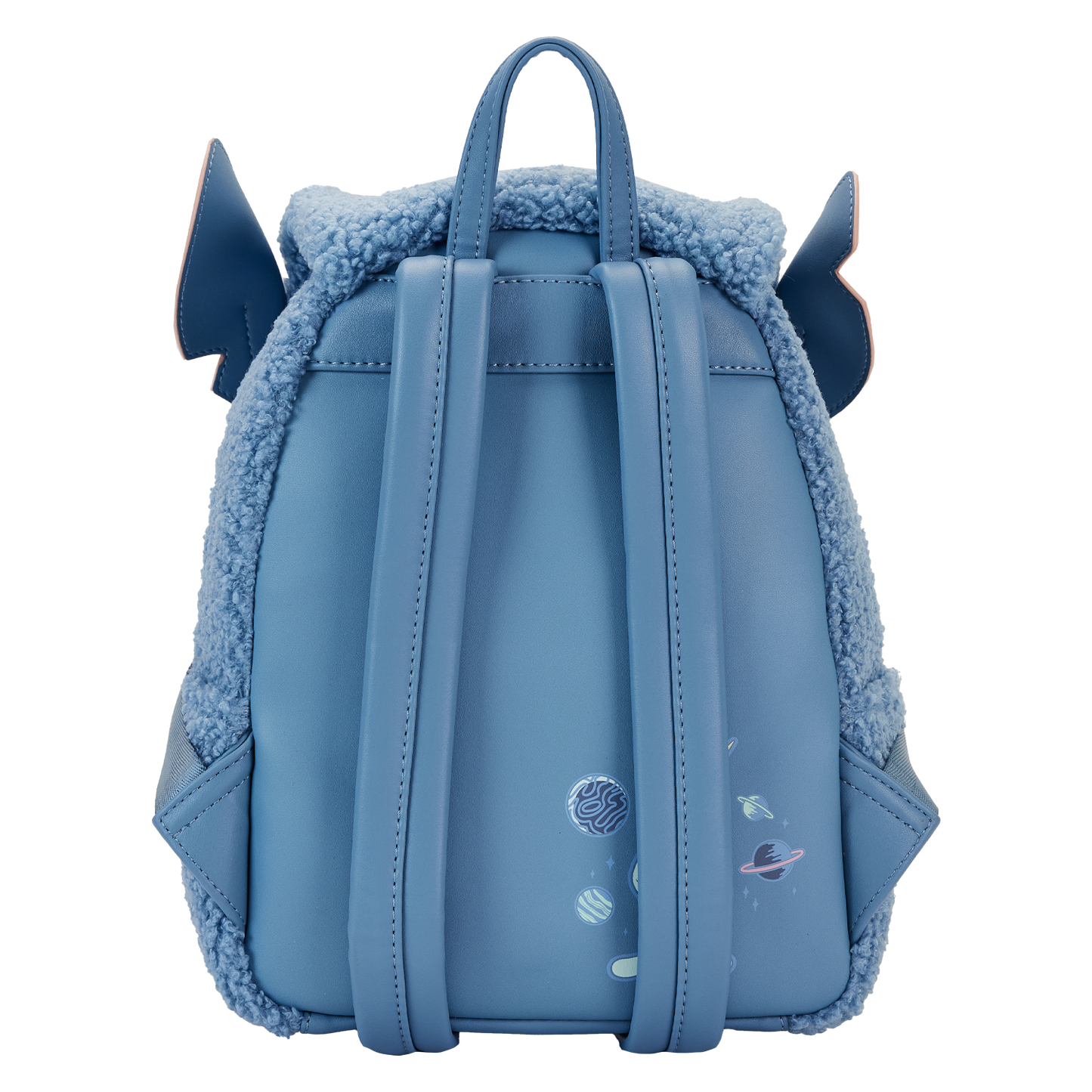 Loungefly x Disney Stitch Plush Pocket Mini Backpack