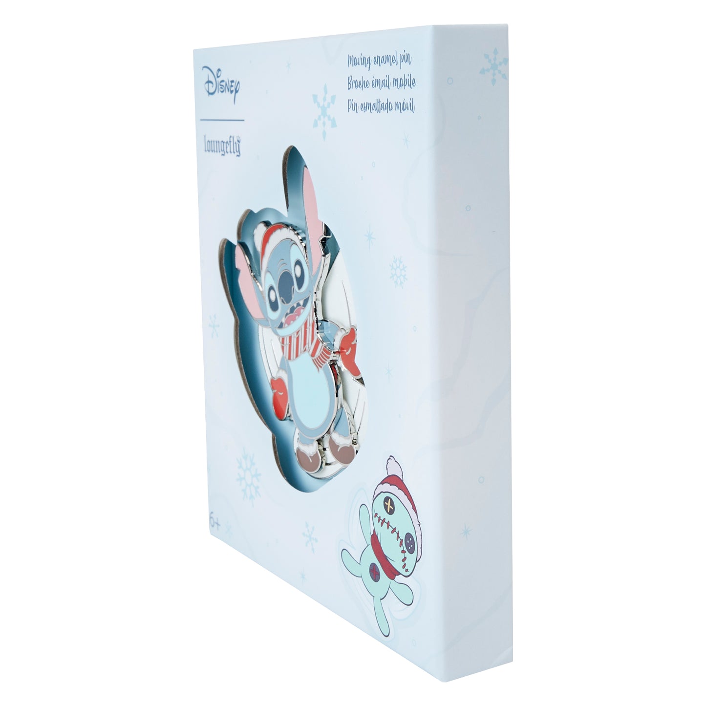 Loungefly x Disney Stitch Snow Angel 3" Pin
