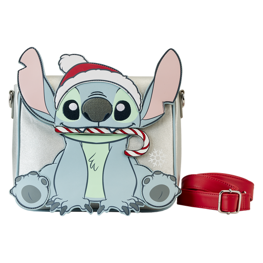 Loungefly x Disney Stitch Holiday Crossbody Bag