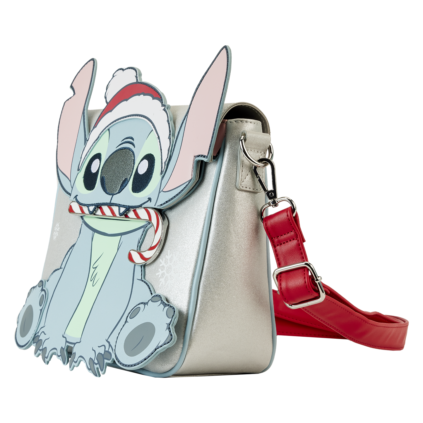 Loungefly x Disney Stitch Holiday Crossbody Bag