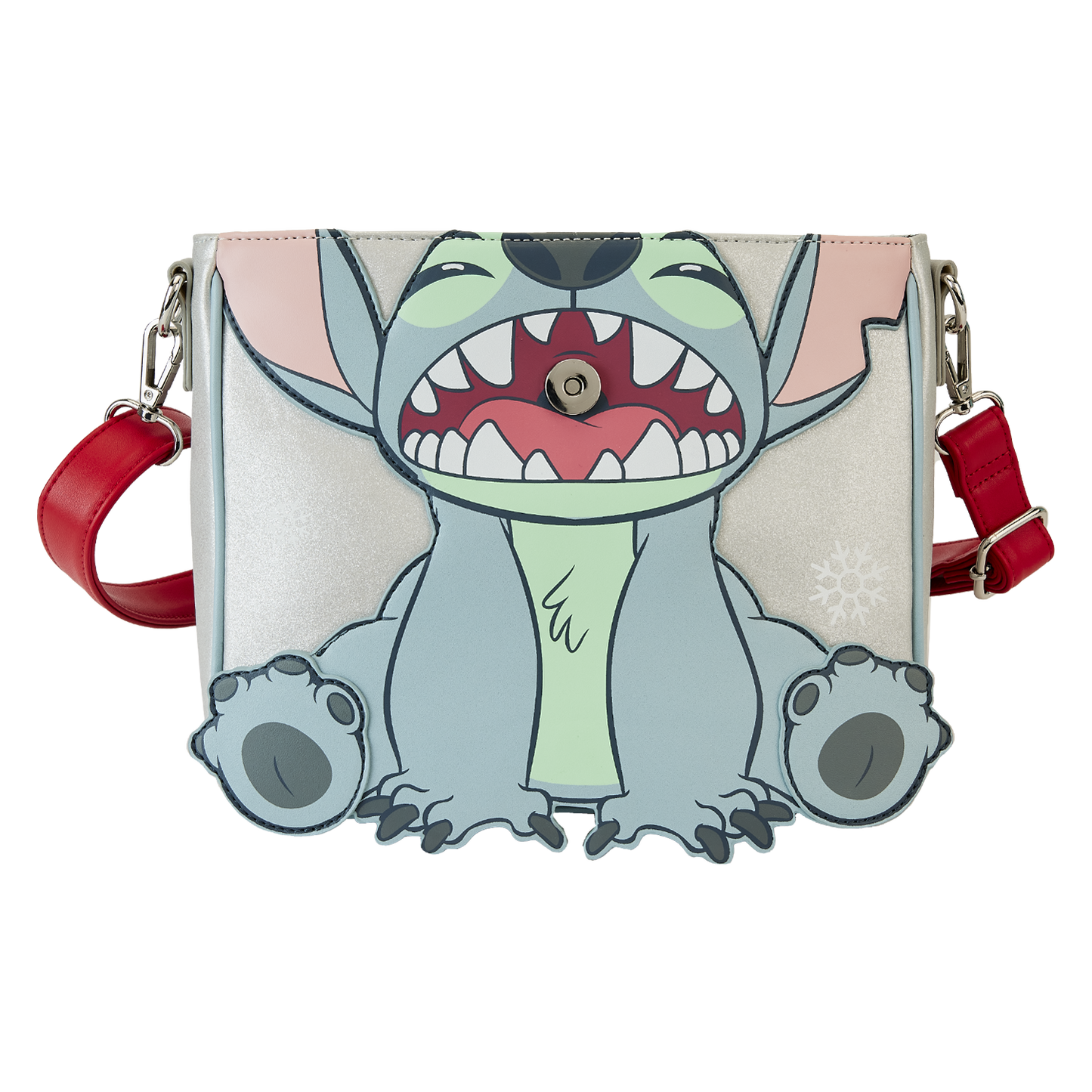 Loungefly x Disney Stitch Holiday Crossbody Bag