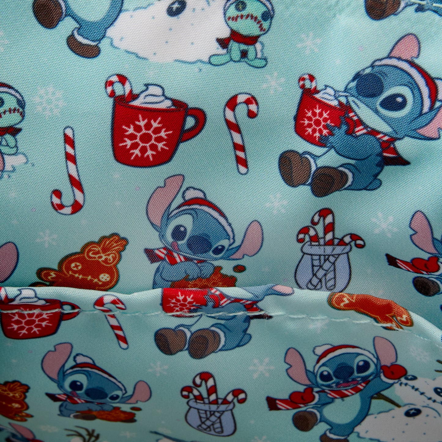Loungefly x Disney Stitch Holiday Crossbody Bag
