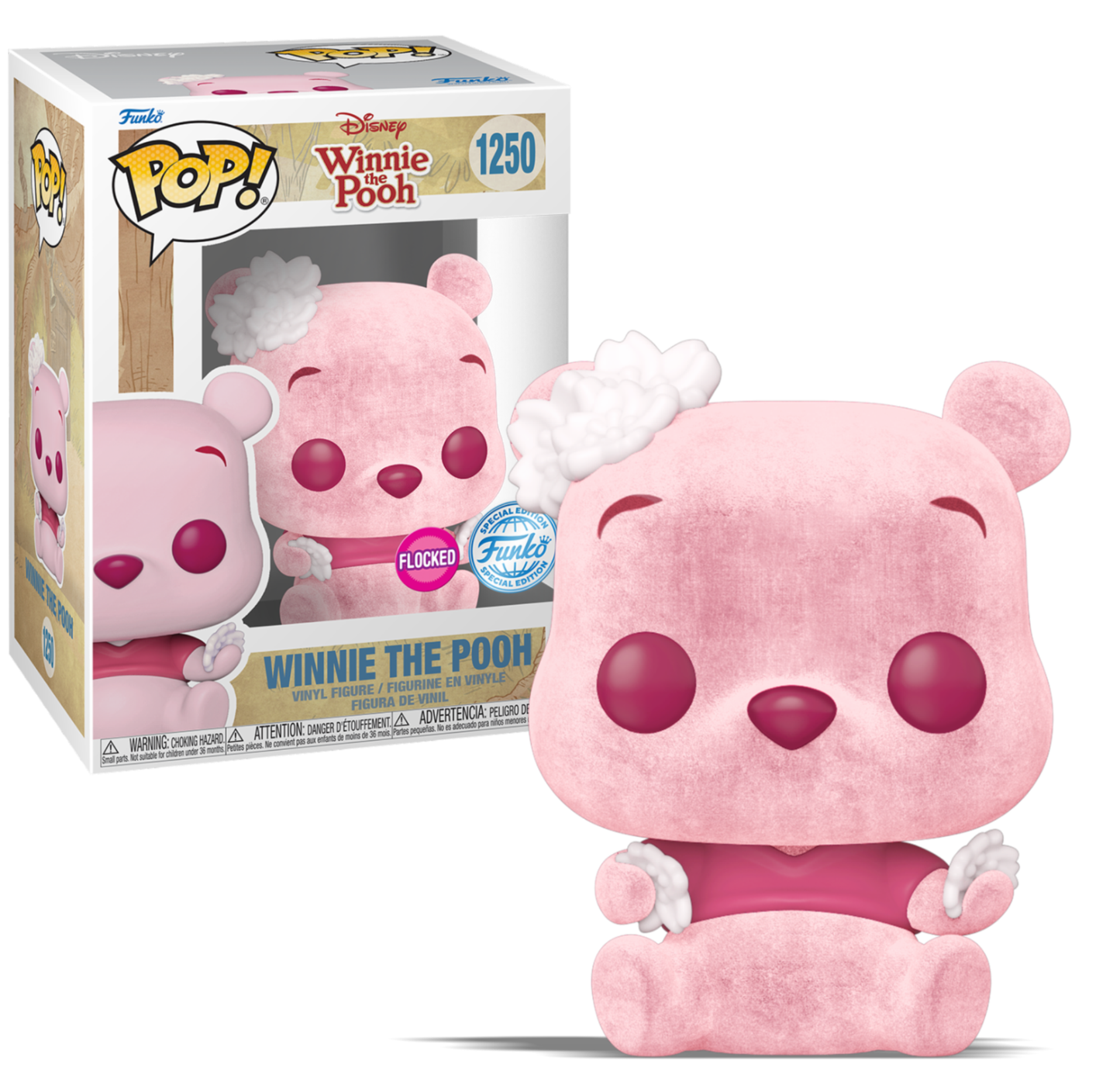 Winnie the Pooh Cherry Blossom Flocked Exclusive Funko Pop! Vinyl Figure