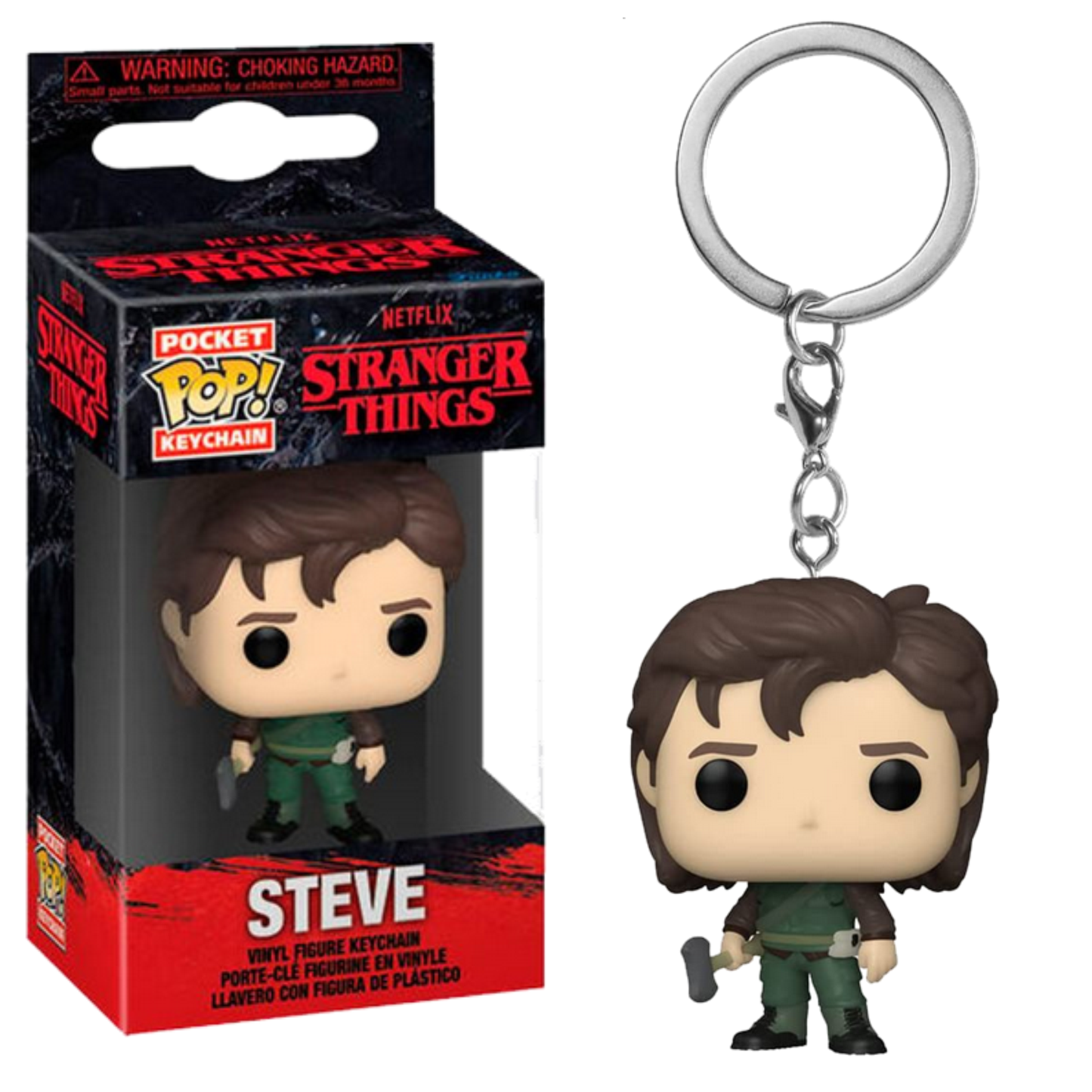 Hunter Steve Stranger Things Season 4 Funko Pocket Pop! Keychain