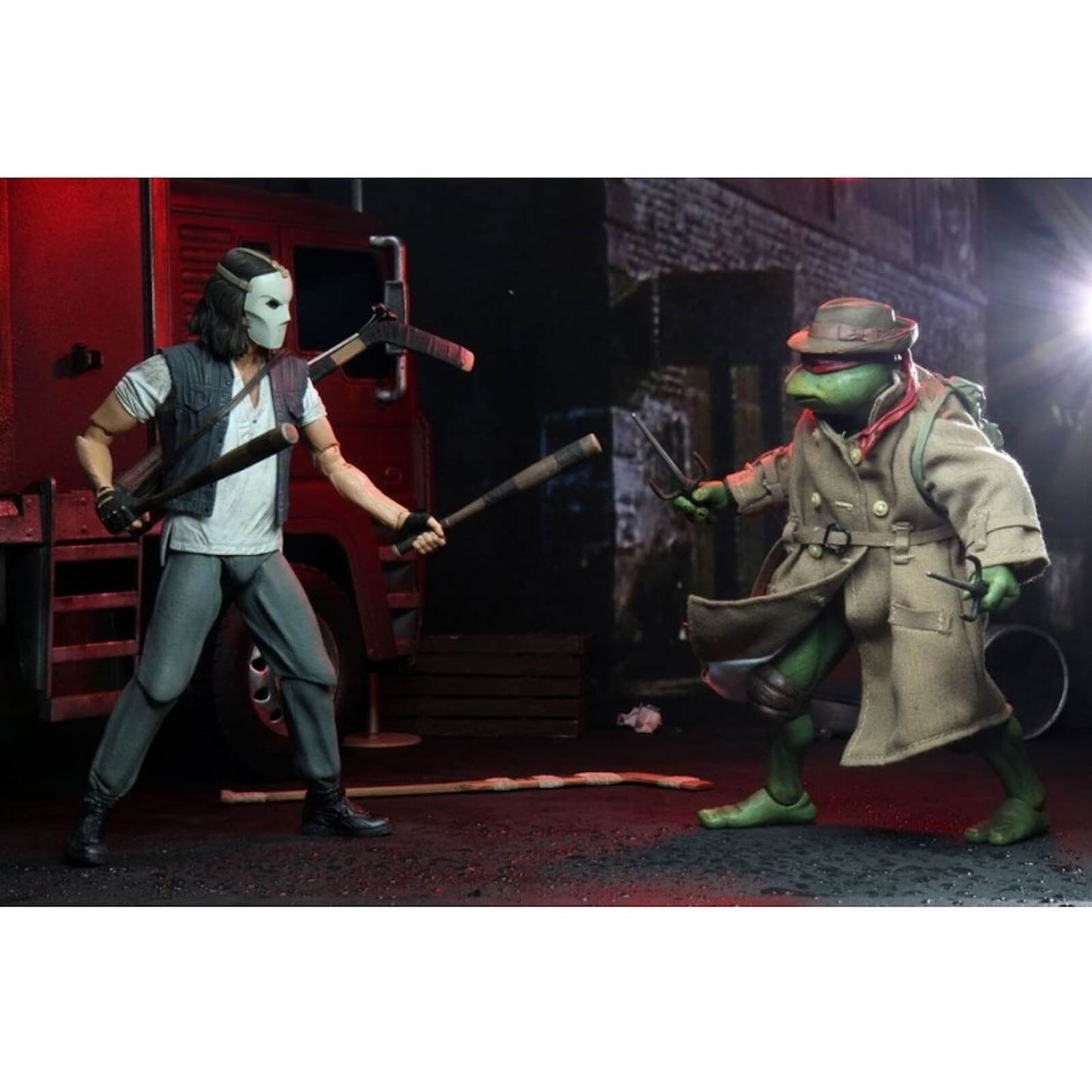 Casey Jones & Raphael Disguise - Teenage Mutant Turtles 2 Pack Neca Action Figures
