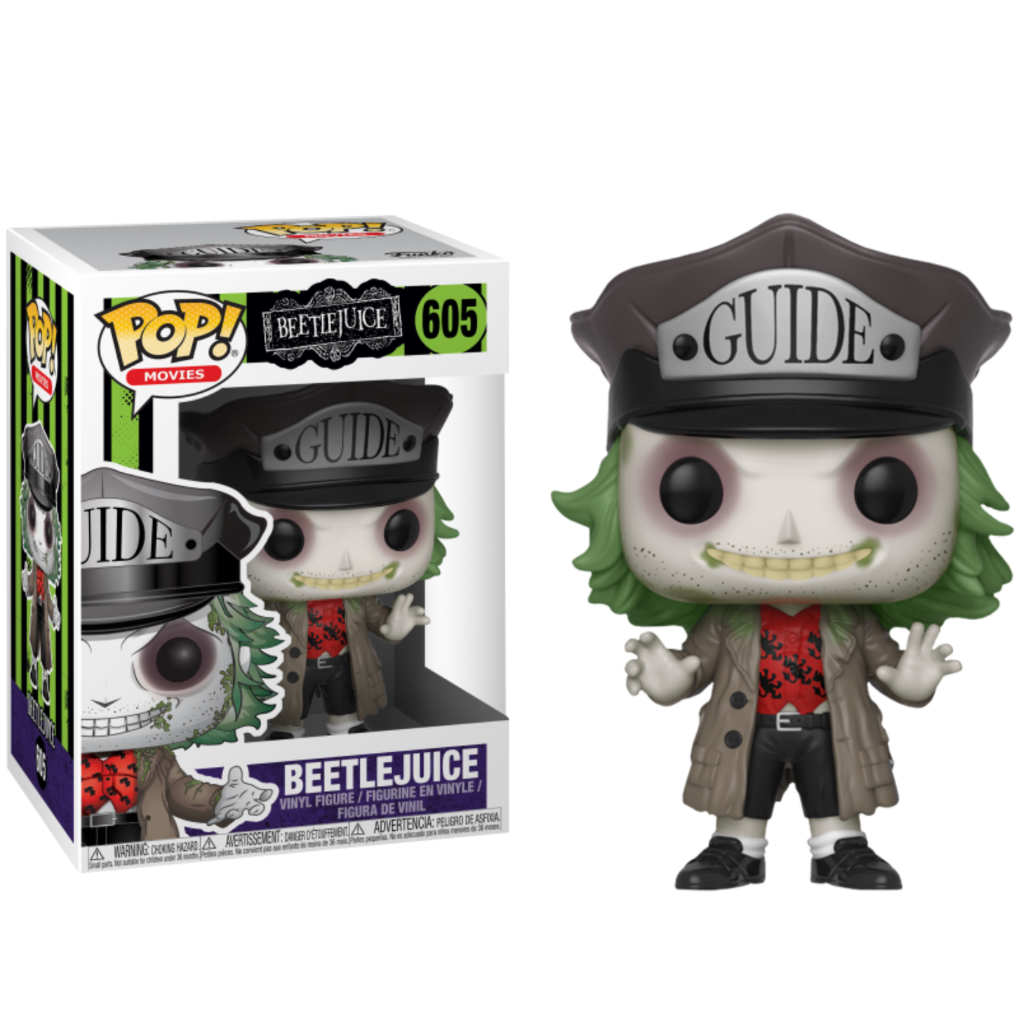koolaz-ltd - Beetlejuice - Beetlejuice with Guide Hat Pop! Vinyl Figure - Funko - Pop Vinyl