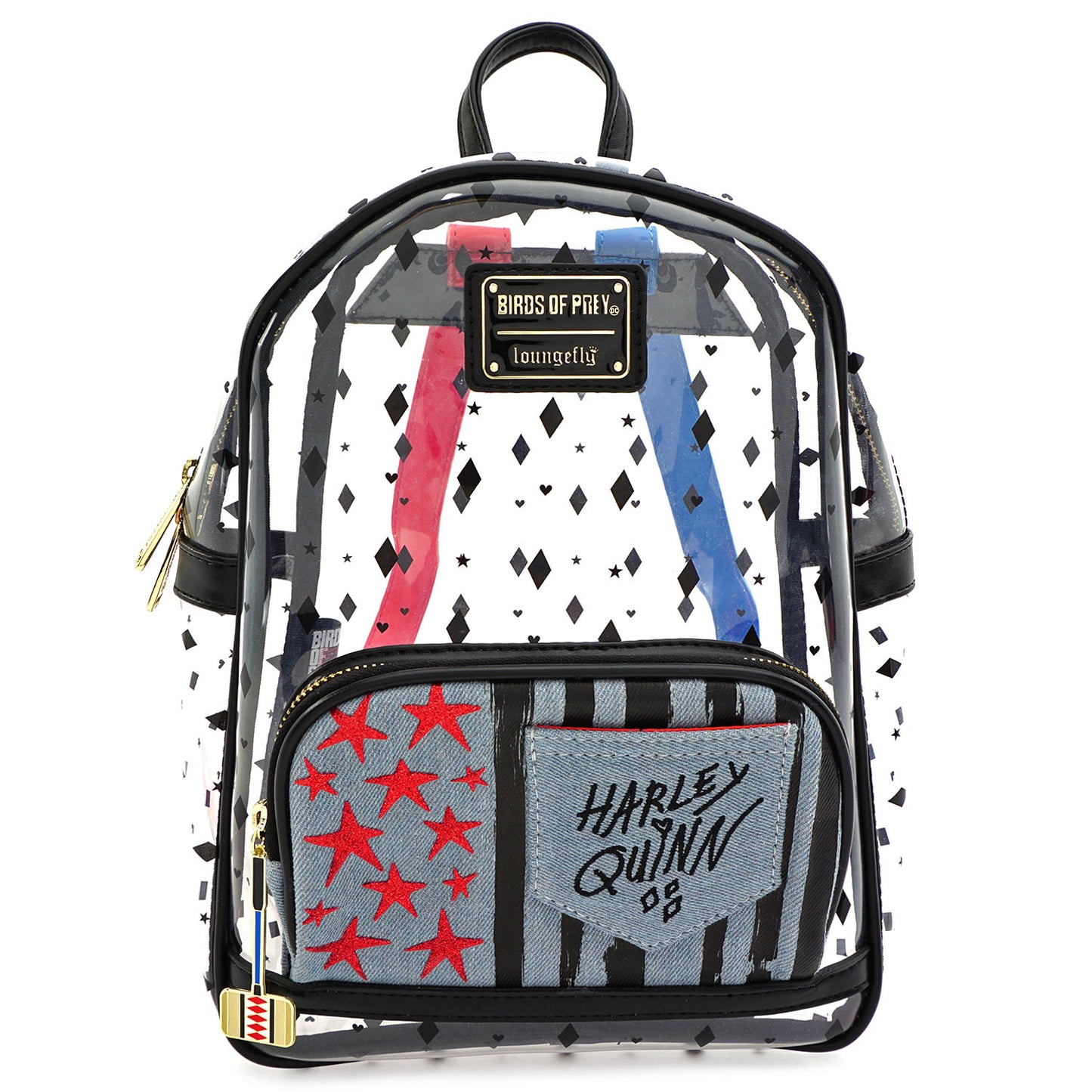 Loungefly x DC Comics Birds Of Prey Harley Quinn Mini Backpack