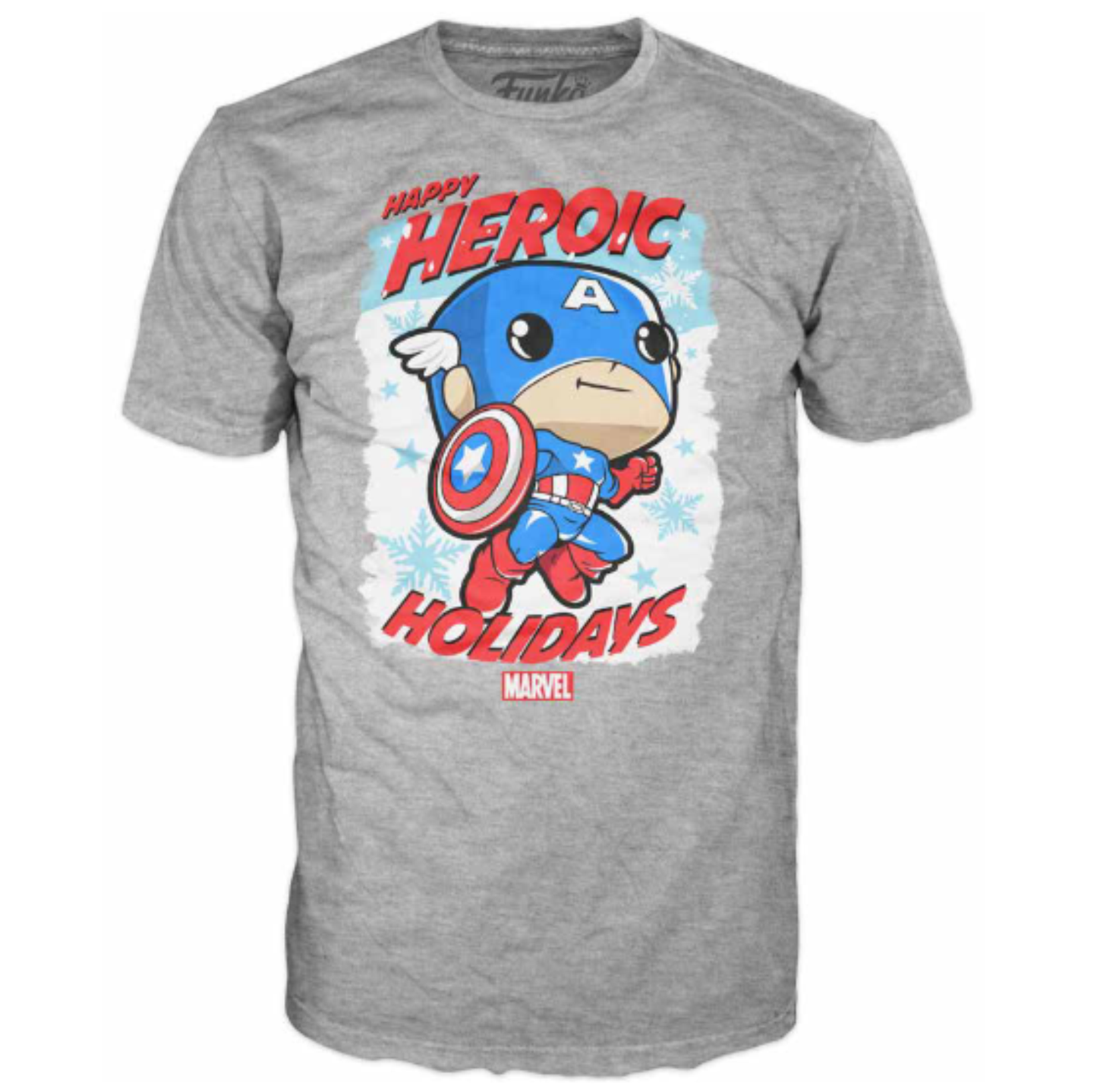 Captain America - Heroic Holidays Funko Pop! T-Shirt