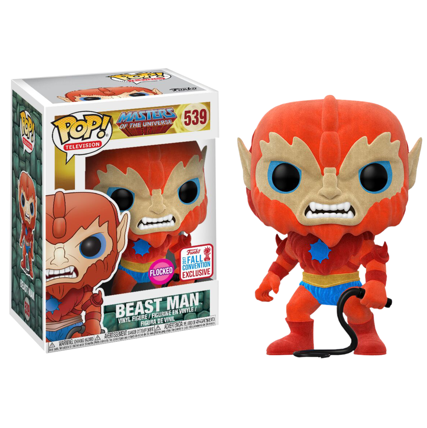 koolaz-ltd - Masters of the Universe - Beast Man Flocked Pop! Vinyl Figure (2017 Fall Convention Exclusive) - Funko - Pop Vinyl