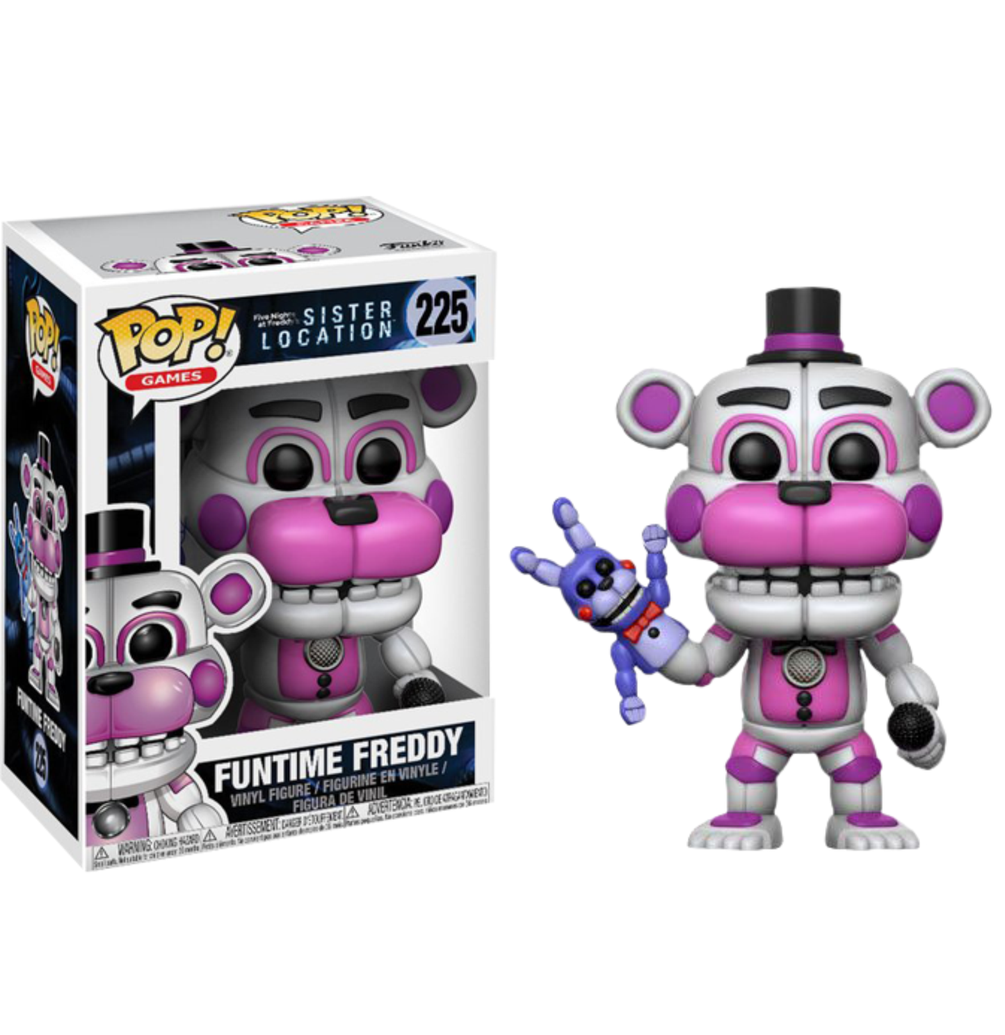 koolaz-ltd - Five Nights at Freddy’s: Sister Location - Funtime Freddy Pop! Vinyl Figure - Funko - Pop Vinyl