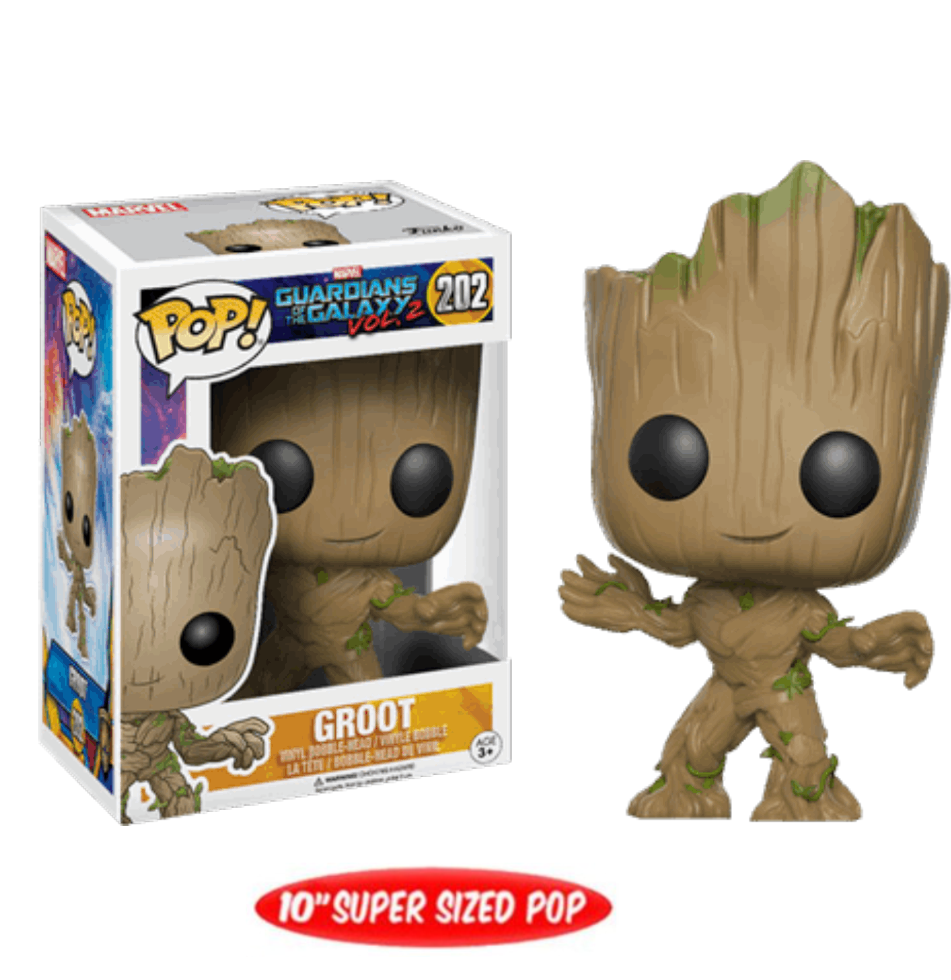 POP Marvel: I Am Groot - Groot Dancing in Onesie PJs Funko Vinyl Figure (Bundled with Compatible Box Protector Case), Multicolored, 3.75 inches POP Marvel: I Am Groot - Groot Dancing in Onesie PJs Funko Vinyl Figure (Bundled with Compatible Box Protector Case), Multicolored, 3.75 inches