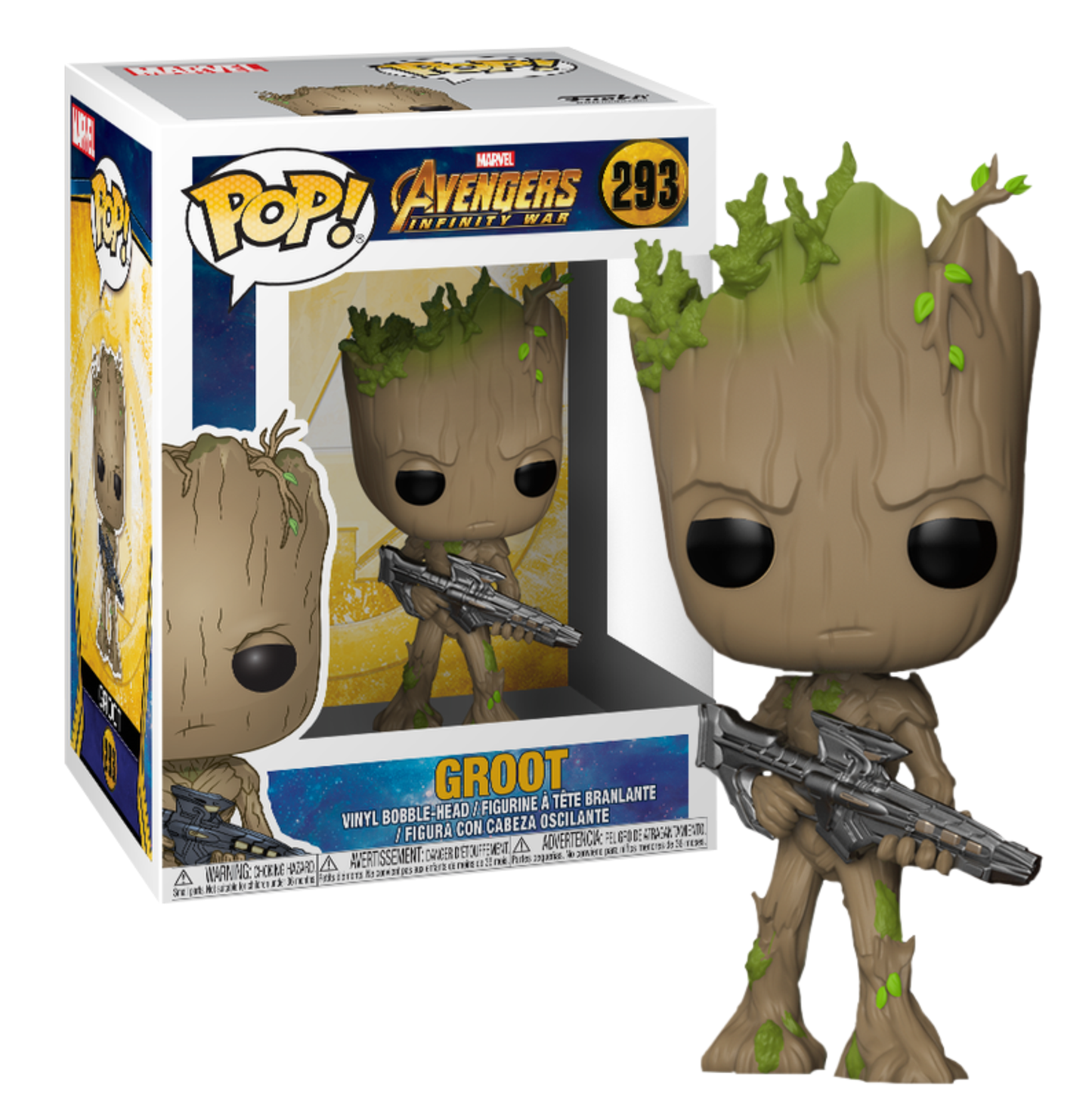 koolaz-ltd - Avengers 3: Infinity War - Groot with Gun Pop! Vinyl Figure - Funko - Pop Vinyl