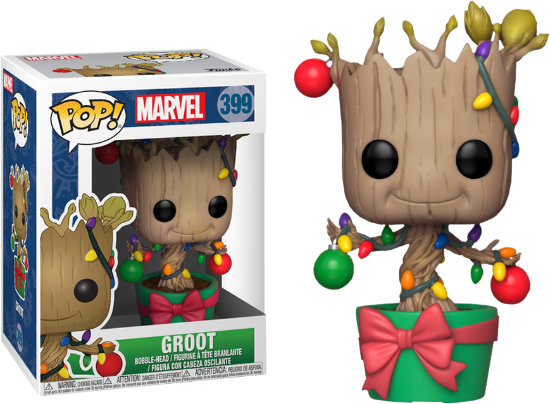 Guardians of the Galaxy - Dancing Groot with Christmas Lights Pop