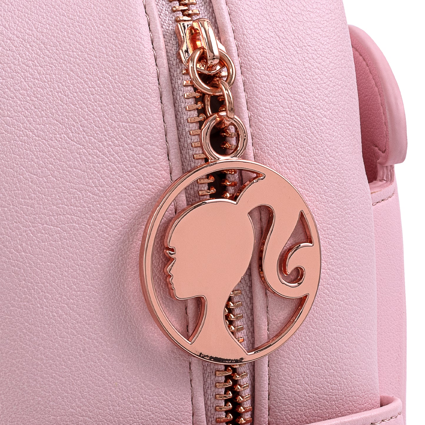 Loungefly X Barbie Rose Gold Chain Strap Convertible Mini Backpack