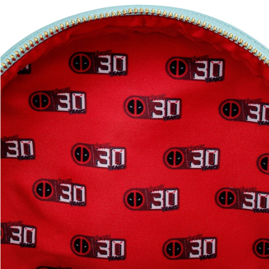 Loungefly x Marvel Deadpool 30th Anniversary Unicorn Rainbow Mini Backpack