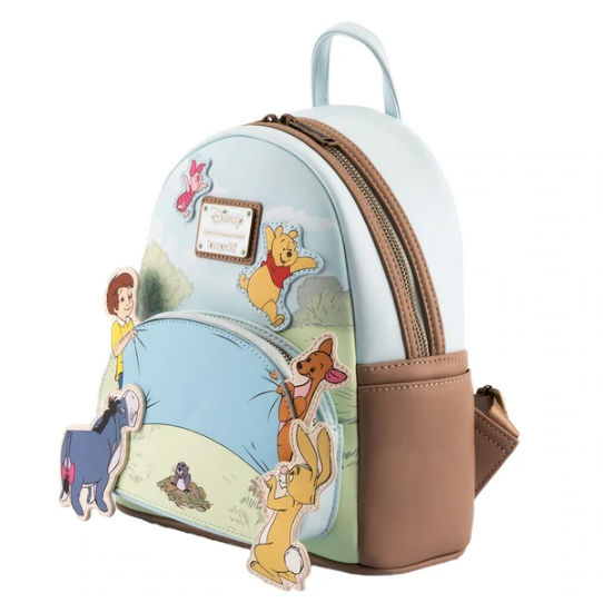 Loungefly x Disney Winnie The Pooh 95th Anniversary Celebration Toss Mini Backpack