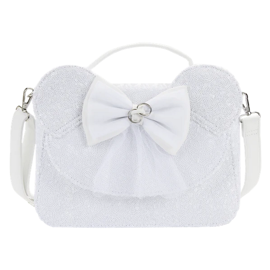 Loungefly x minnie ears & bow crossbody discount bag