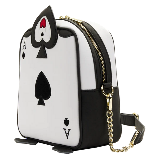 Loungefly x Disney Alice In Wonderland Ace of Spades Cross Body Bag