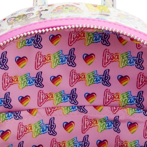 Loungefly x Lisa Frank® AOP Iridescent Mini Backpack