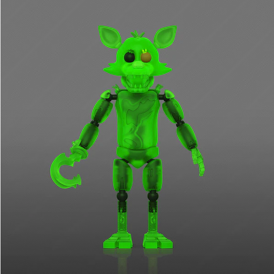 Radioactive Glow Foxy Five Nights at Freddy's Special Delivery 5" Action Figure