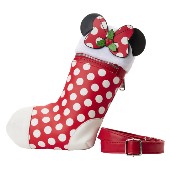 Loungefly x Disney Minnie Mouse Cosplay Stocking Crossbody Bag