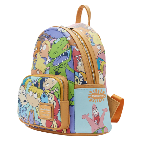 Loungefly x Nickelodeon Nick 90s All-Over-Print Mini Backpack