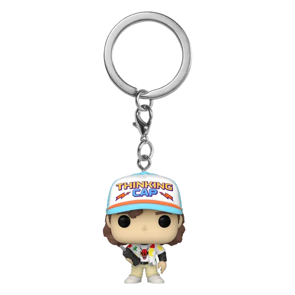 Stranger Things Season 4 Funko Pocket Pop! Vinyl Keychain Dustin