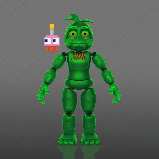 Five Nights at Freddy's Special Delivery S7 High Score Chica Funko GITD Action Figure