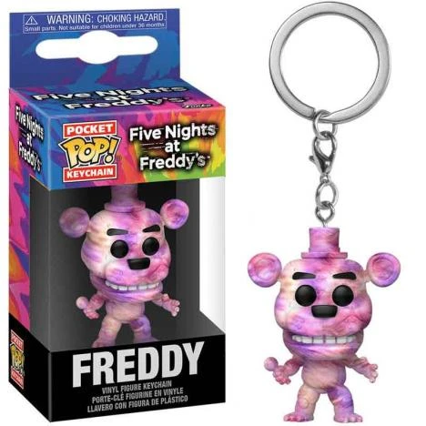 Five Nights at Freddy’s Tie Dye Freddy Pocket Pop! Vinyl Keychain