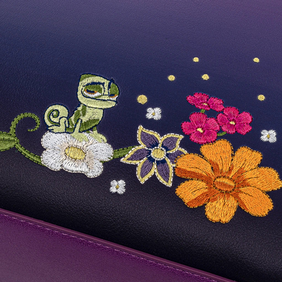Loungefly x Disney Tangled Floating Lights Hardware Crossbody Bag