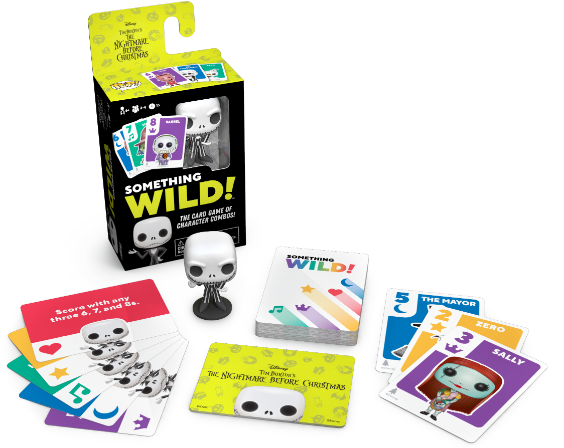 Something Wild Pop! Disney Card Game NBC Jack Skellington