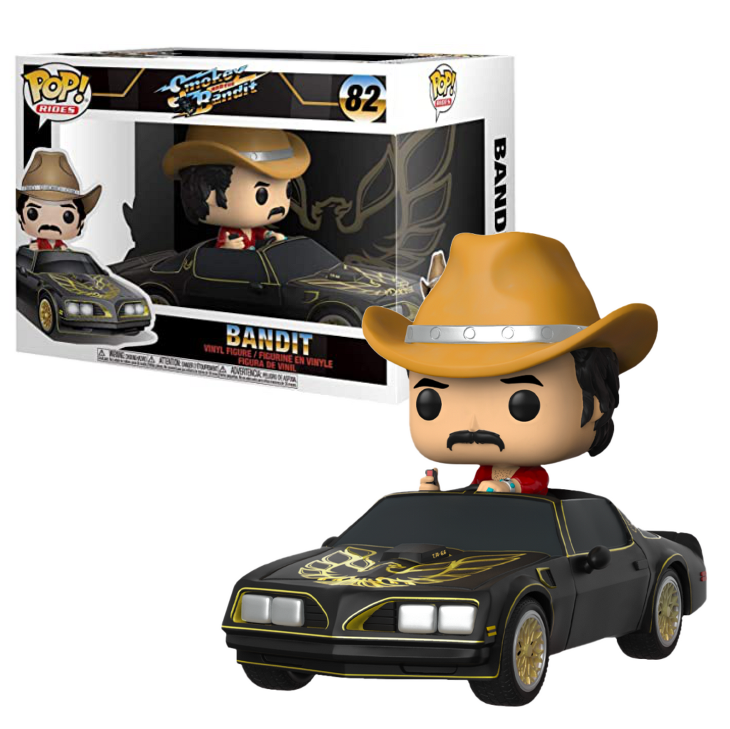 Smokey & the Bandit - Bo “Bandit” Darville with Trans Am Pop! Rides Vinyl Figure