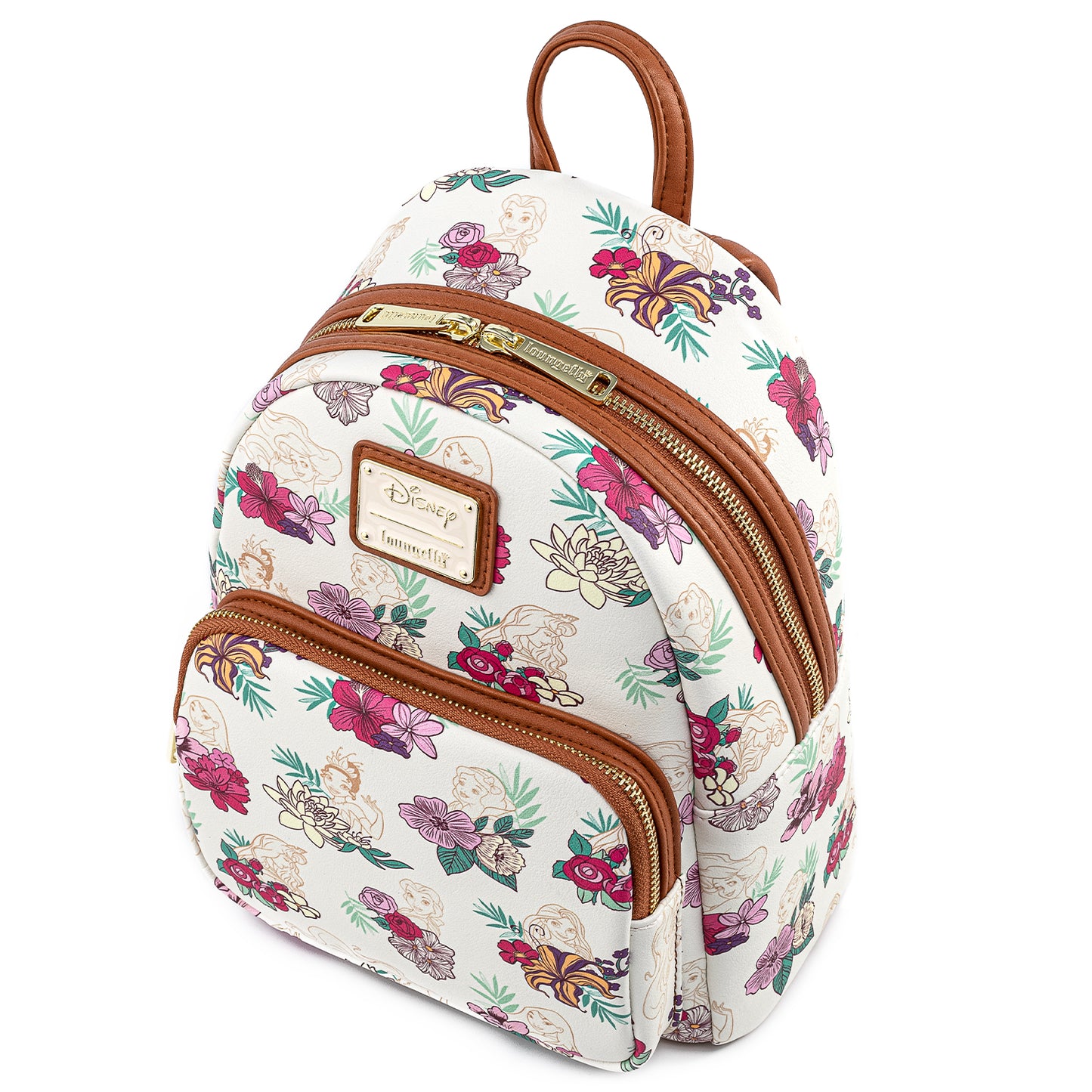 Disney x Loungefly Disney Princess Floral AOP Mini Backpack