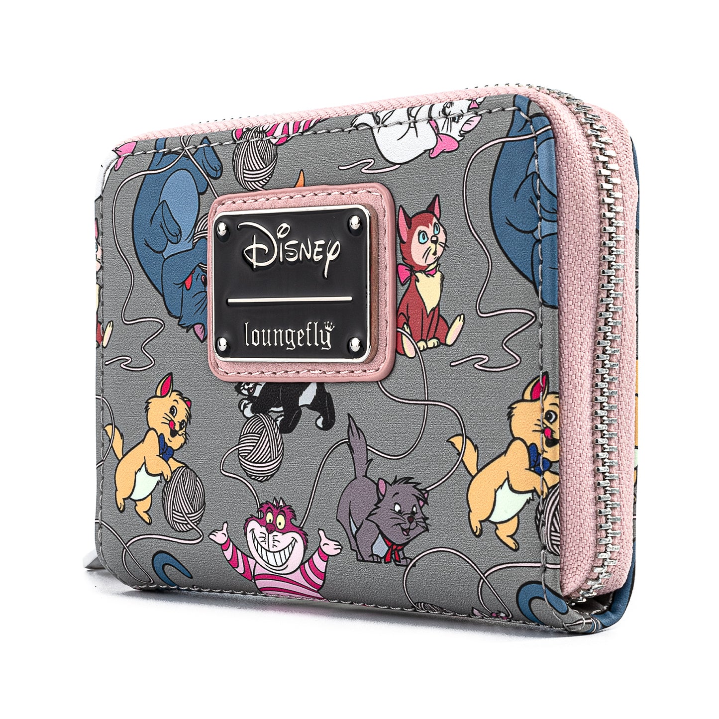 Loungefly x Disney Cats AOP Zip Around Wallet