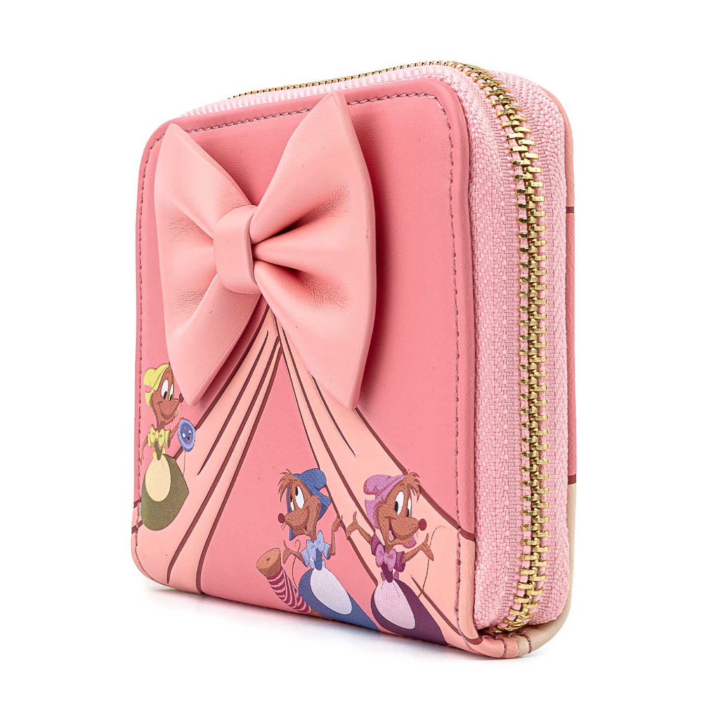Loungefly x Disney Cinderella 70th Anniversary Bow Zip Around Purse