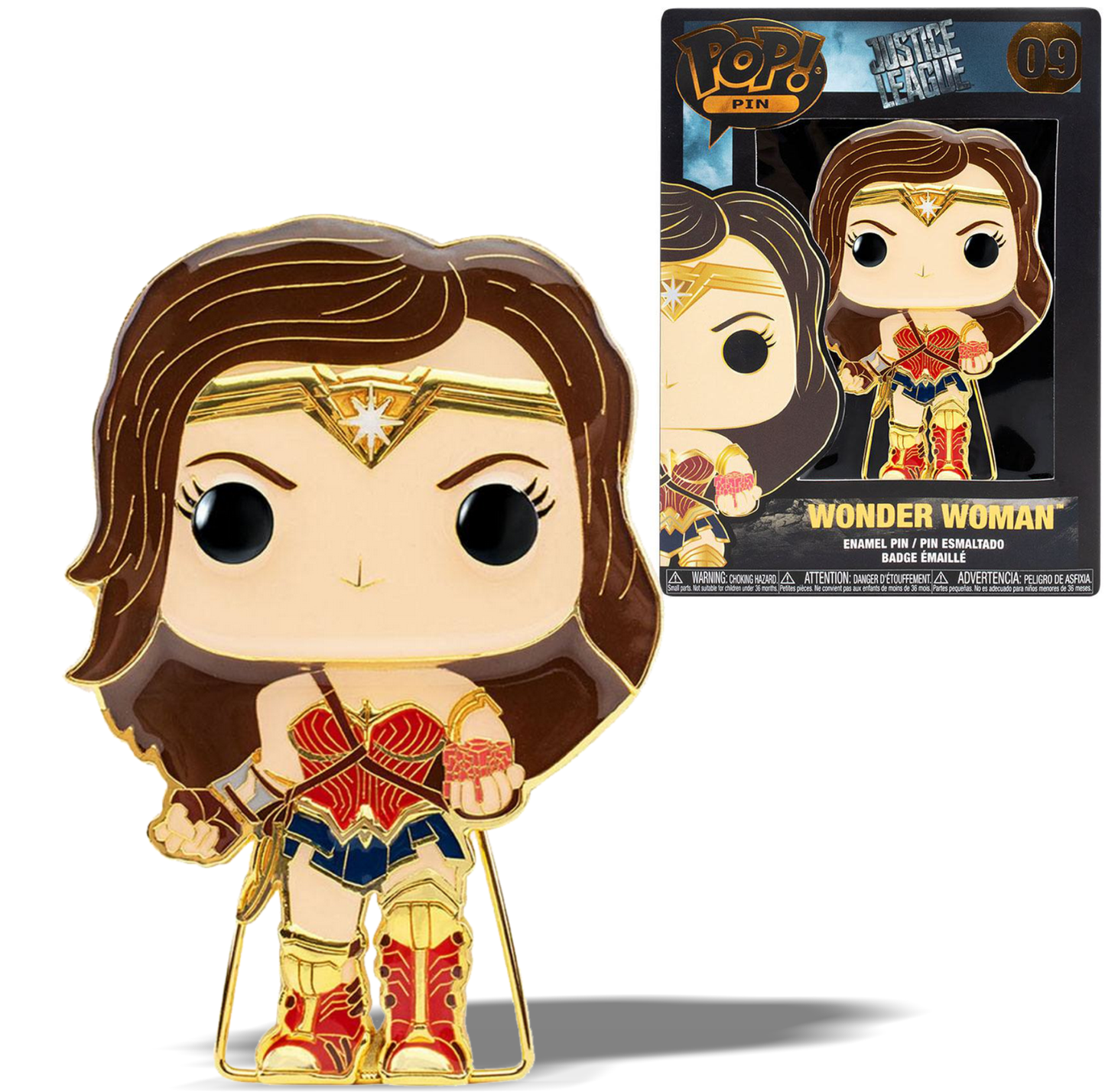 Wonder Woman - Justice League Funko Pop! Enamel Pin