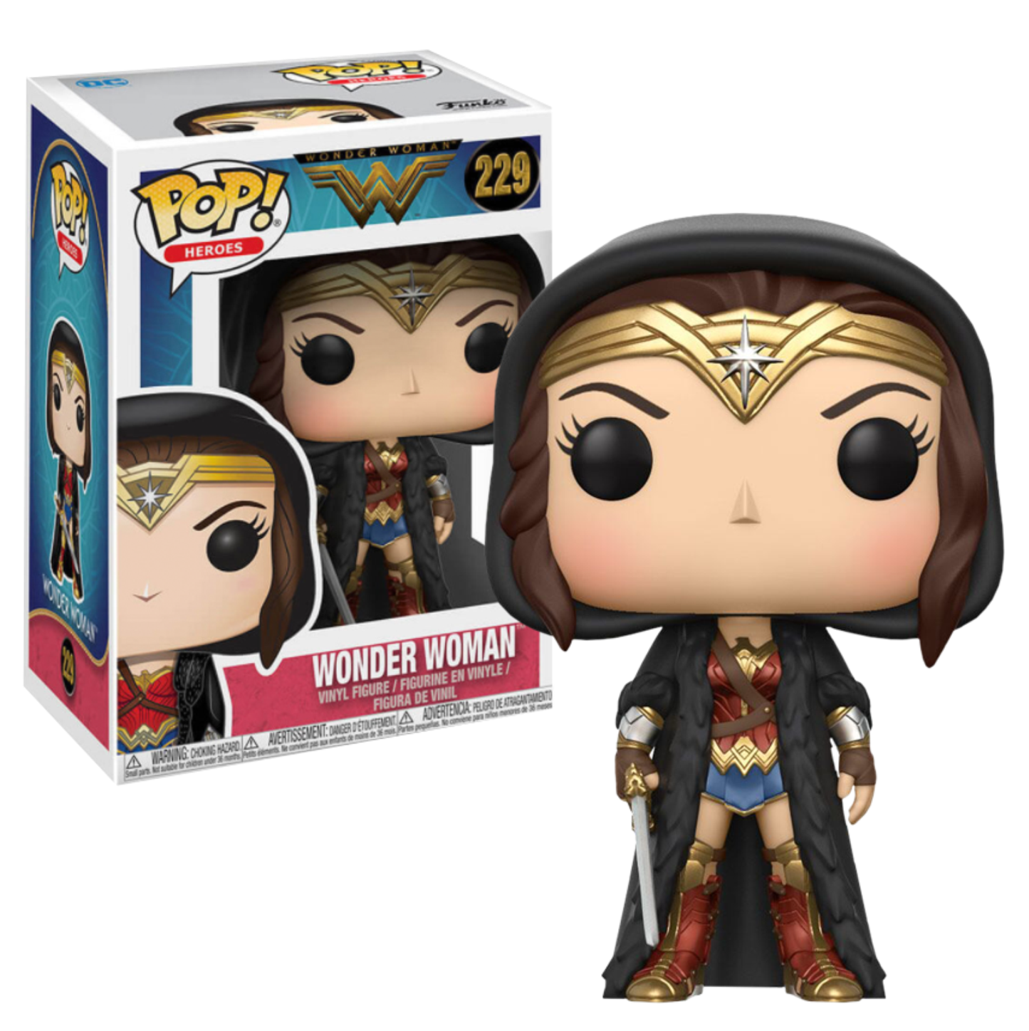 koolaz-ltd - Wonder Woman (2017) - Wonder Woman with Cloak Pop! Vinyl Figure - Funko - Pop Vinyl